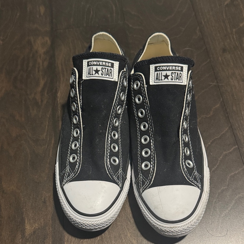 Converse Black Slip-On Sneakers